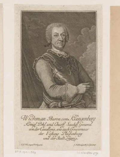 Portret van Martin Chladni