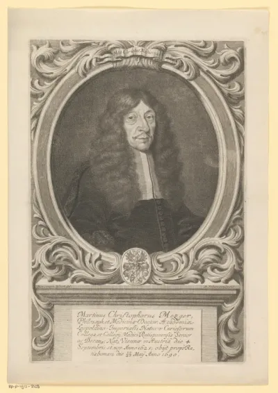 Portret van Martin Christoph Metzger