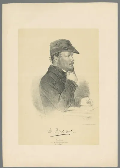 Portret van Martin Disteli