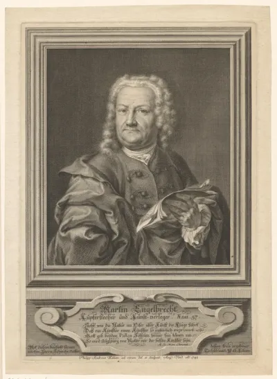Portret van Martin Engelbrecht