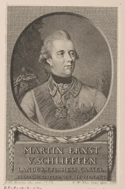 Portret van Martin Ernst von Schlieffen