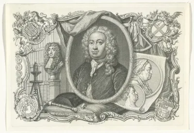 Portret van Martin Folkes
