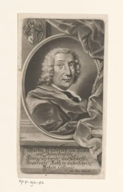 Portret van Martin Friedrich Seidel