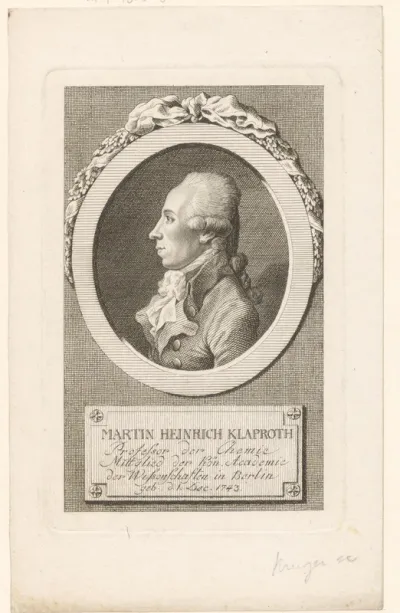 Portret van Martin Heinrich Klaproth