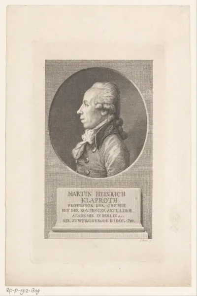 Portret van Martin Heinrich Klaproth