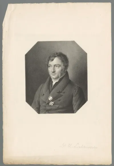 Portret van Martin Hinrich Lichtenstein
