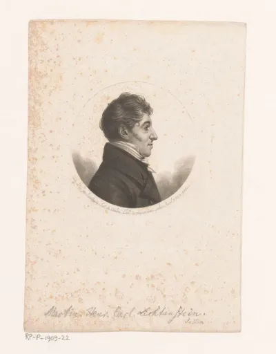 Portret van Martin Hinrich Lichtenstein