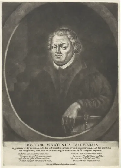 Portret van Martin Luther