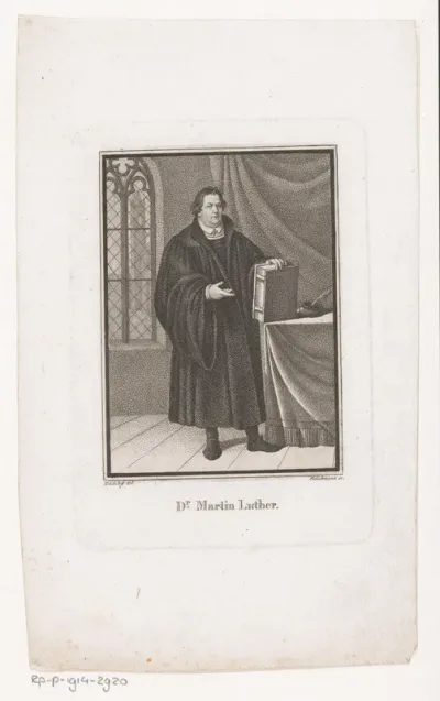 Portret van Martin Luther