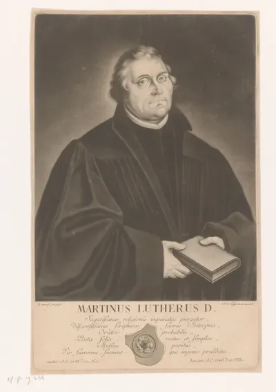 Portret van Martin Luther