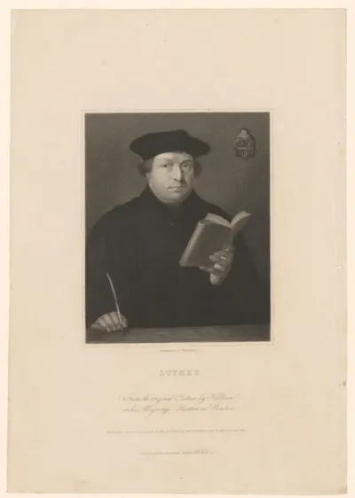 Portret van Martin Luther