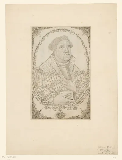 Portret van Martin Luther