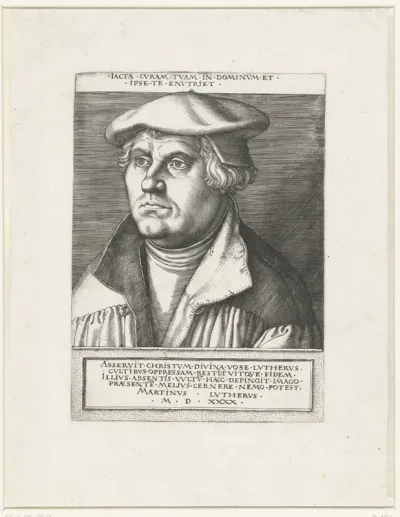 Portret van Martin Luther