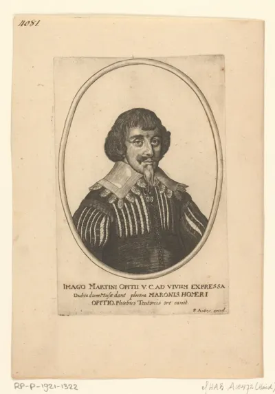 Portret van Martin Opitz