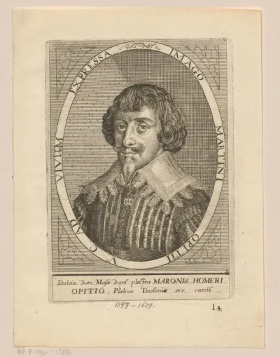 Portret van Martin Opitz