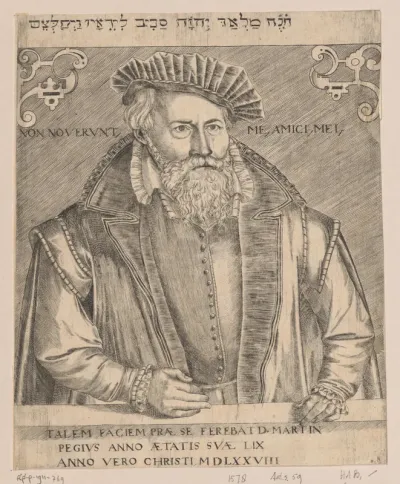Portret van Martin Pegius