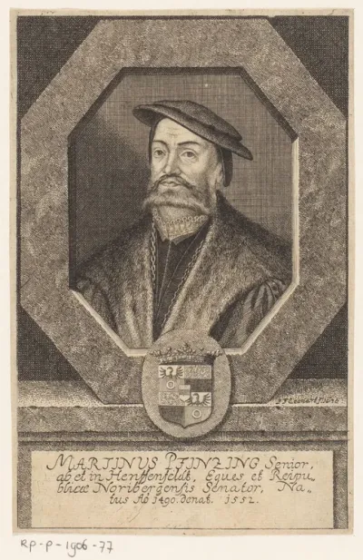 Portret van Martin Pfintzing von Hefenfeld