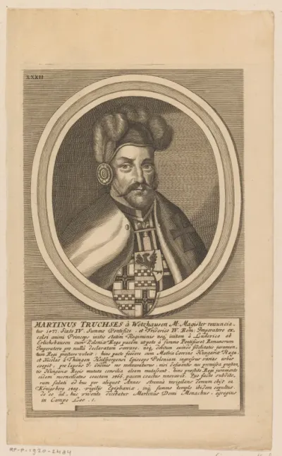 Portret van Martin Truchsess von Wetzhausen