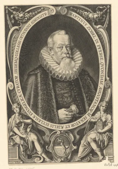 Portret van Martin Zobel