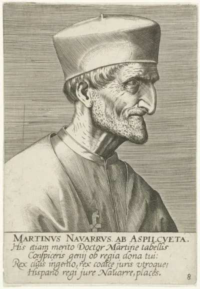 Portret van Martinus Ab Azpilcueta