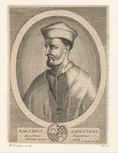 Portret van Martinus Ab Azpilcueta