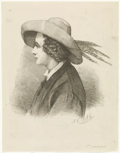 Portret van Martinus Antonius Kuytenbrouwer in profiel