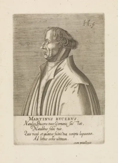 Portret van Martinus Bucer