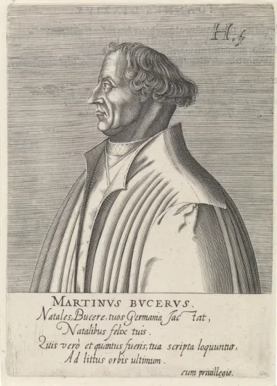 Portret van Martinus Bucer