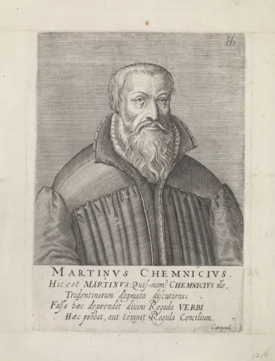 Portret van Martinus Chemnitz