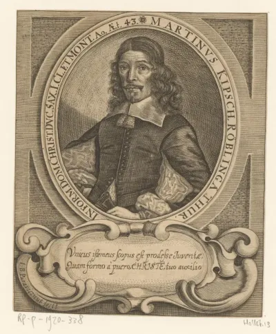Portret van Martinus Kipsch Röblinga