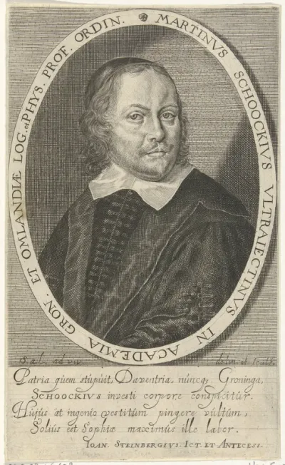 Portret van Martinus Schoock