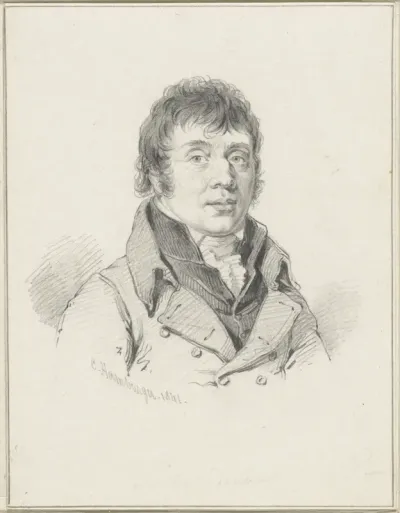 Portret van Martinus Schouman