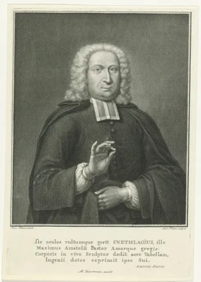 Portret van Martinus Snethlage