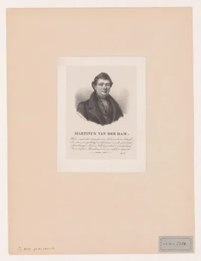 Portret van Martinus van der Ham