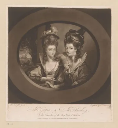 Portret van Mary Gwyn en Catherine Bunbury