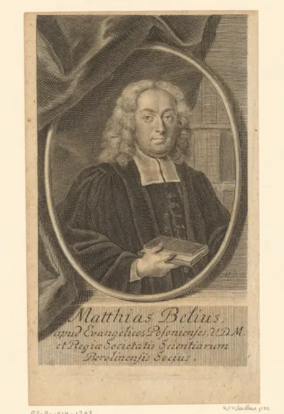 Portret van Matej Bél