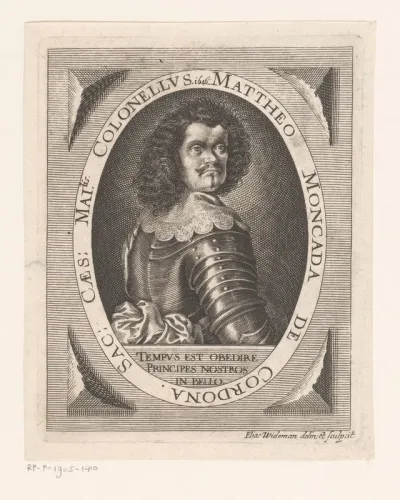 Portret van Mateo de Moncada de Cardona