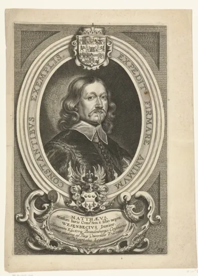 Portret van Mathaeus Wesenbeck