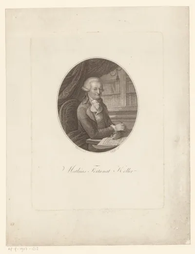 Portret van Mathias Fortunat Koller