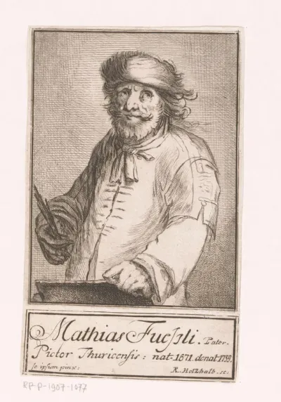 Portret van Mathias Füssli