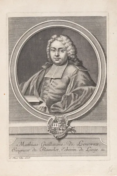 Portret van Mathias-Guillaume de Louvrex