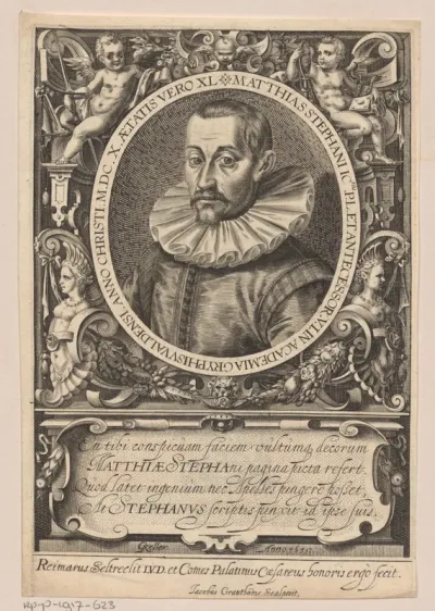 Portret van Mathias Stephani