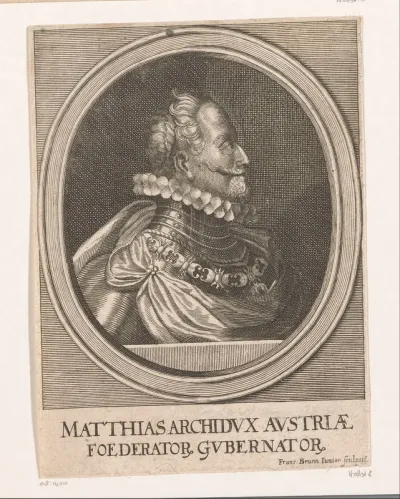 Portret van Mathias van Oostenrijk, Rooms-Duits keizer