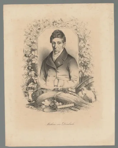 Portret van Mathieu de Dombasle