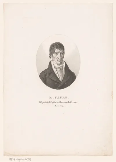 Portret van Mathieu Faure