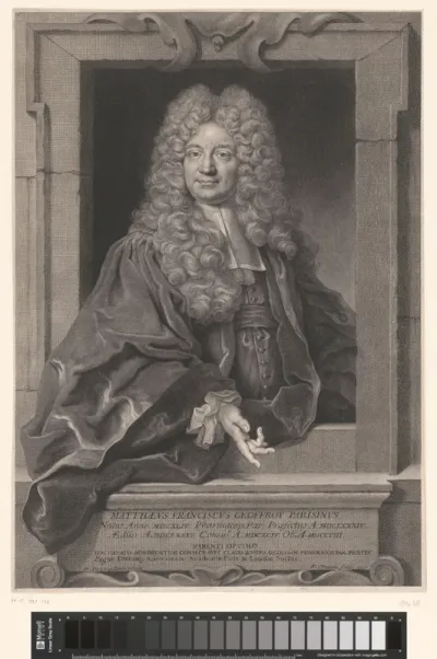 Portret van Mathieu-François Geoffroy