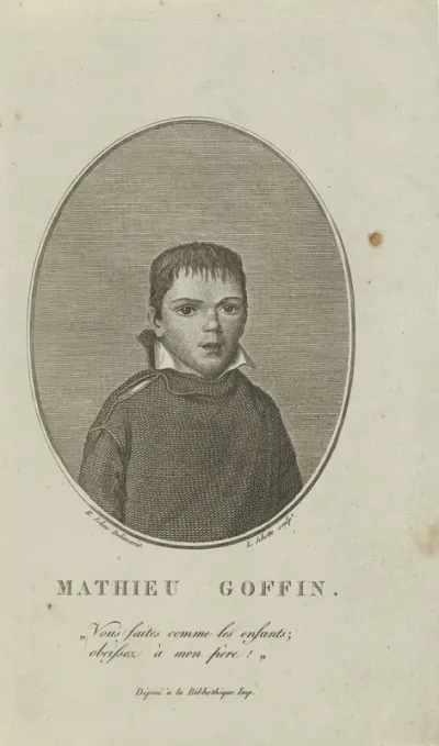Portret van Mathieu Goffin