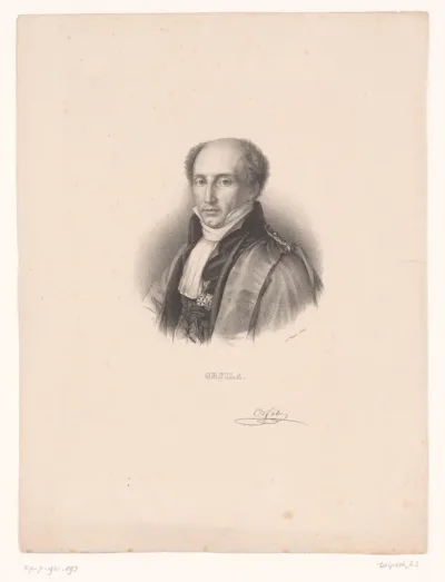 Portret van Mathieu Orfila