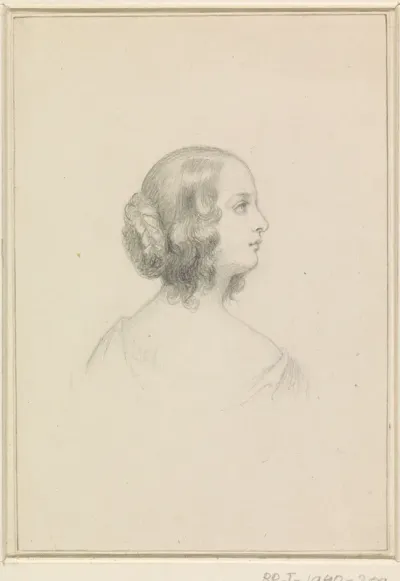 Portret van Mathilde Lagache-Corr