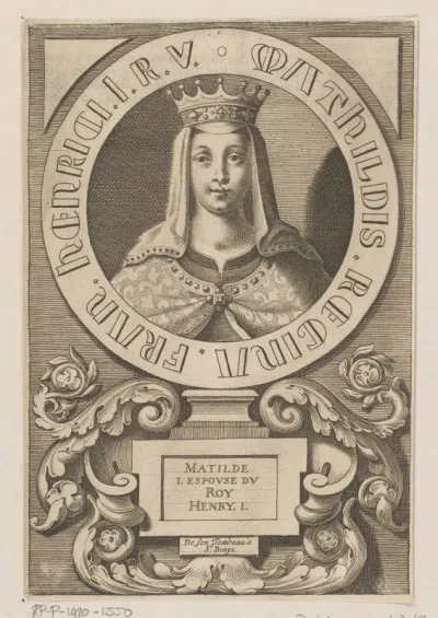 Portret van Mathilde van Friesland